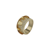 Dripped in Honey Ring (Gemstone Variation)