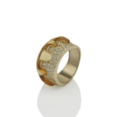 Dripped in Honey Ring (Gemstone Variation)