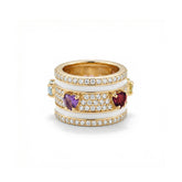 Love All Around Cigar Band (Pave Setting)