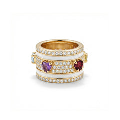 Love All Around Cigar Band (Pave Setting)