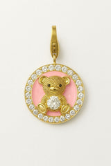 Disc Charm Teddy Bear
