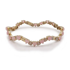 Sweetheart Bangle Small Heart Cluster