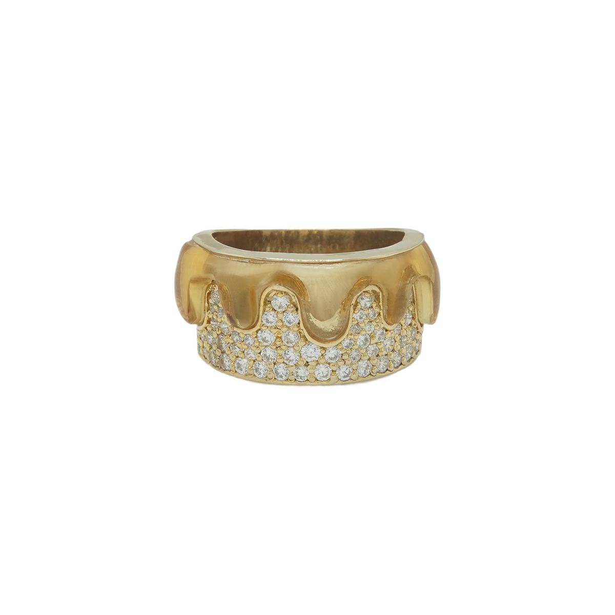 Dripped in Honey Ring (Gemstone Variation)