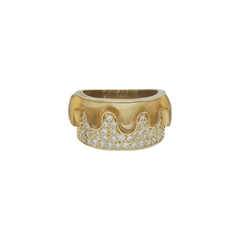 Dripped in Honey Ring (Gemstone Variation)