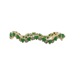 Sweetheart Bangle Small Heart Cluster