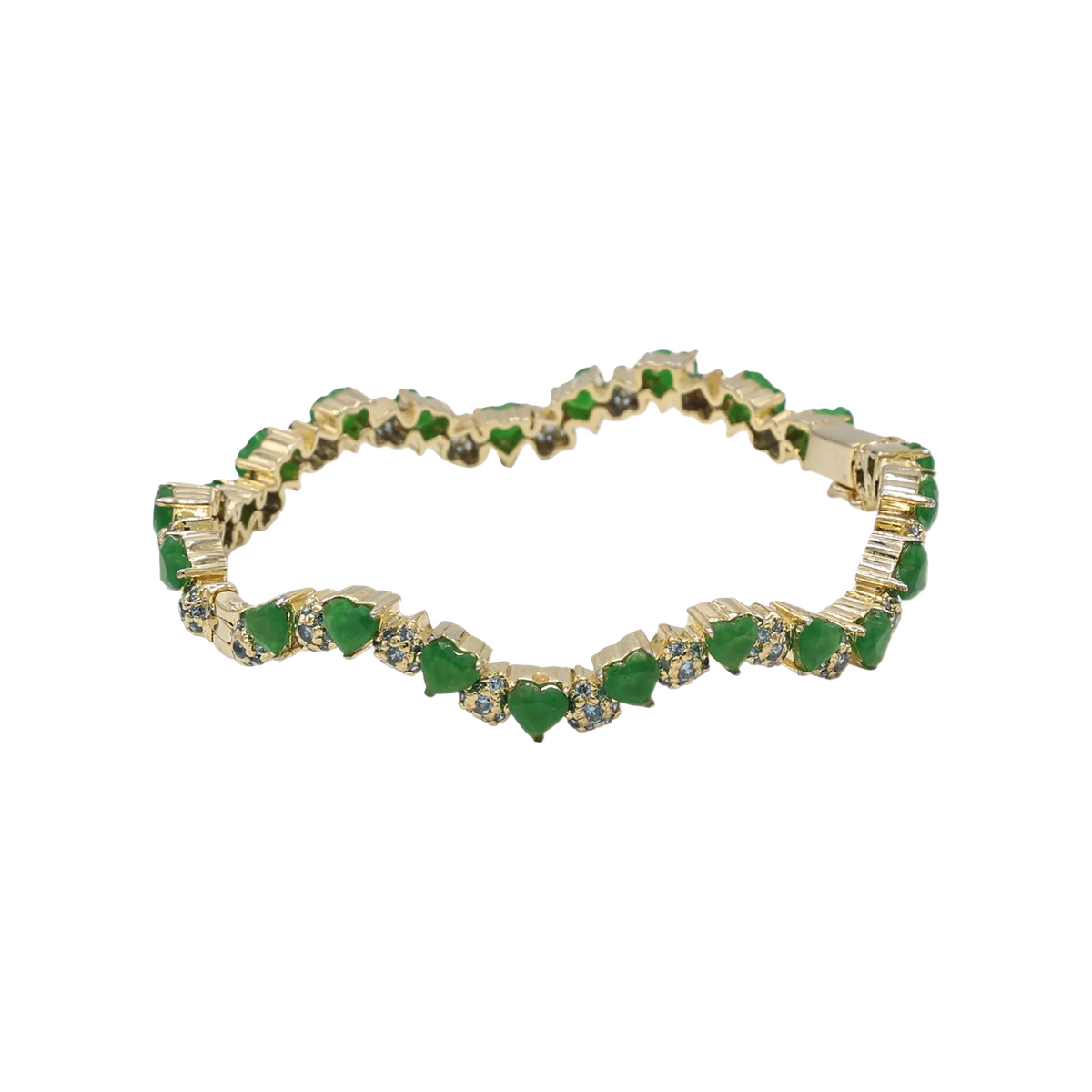 Sweetheart Bangle Small Heart Cluster