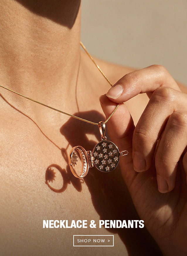Silver necklace for women & sterling silver pendants by Moushe