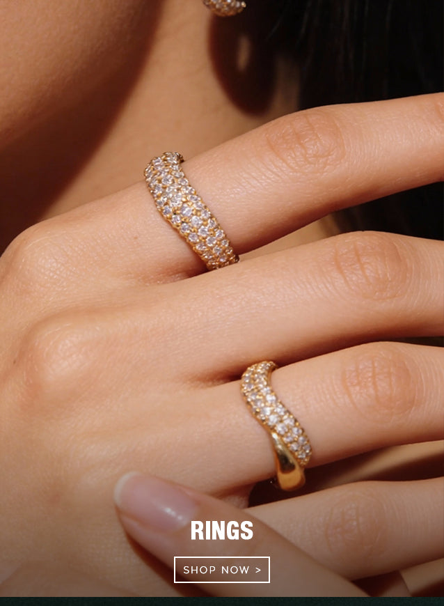Sterling silver rings for women — stacking rings by Moushe