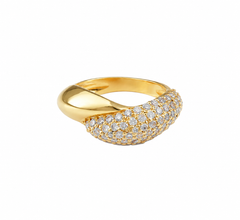 Lovers Entwined (Half Pave)