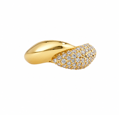 Lovers Entwined (Half Pave)
