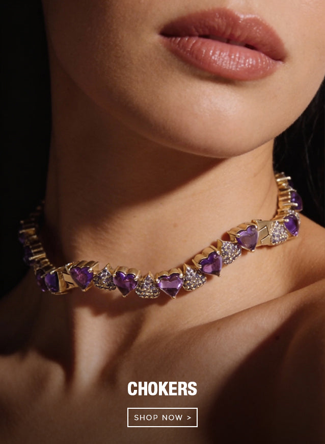 Dainty silver choker necklace by Moushe