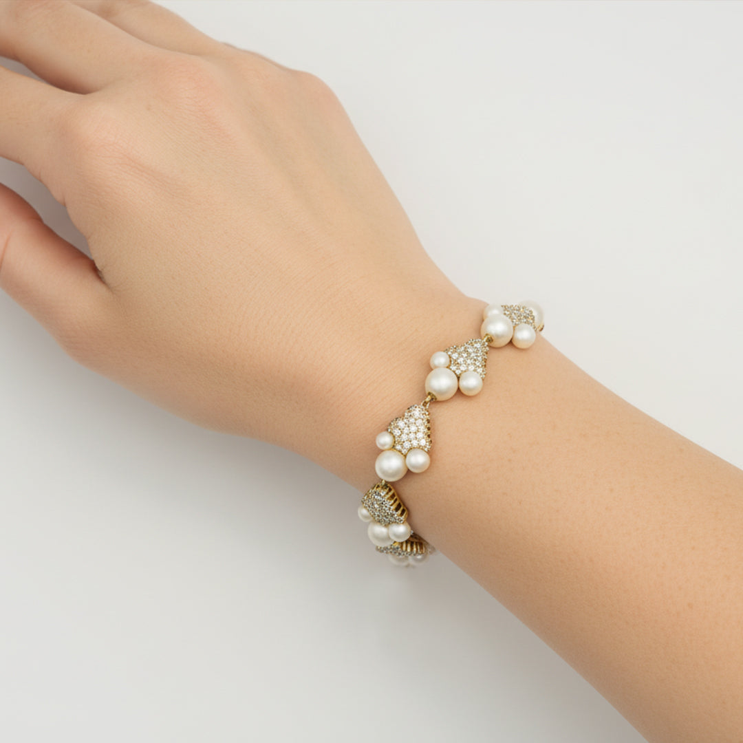 Silver Lining Cloud Bracelet