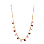 Load image into Gallery viewer, Heartstring (Pink Jadeite + Garnet)
