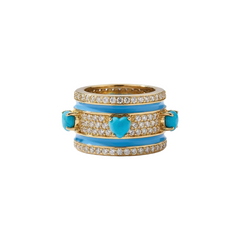 Love All Around Cigar Band (Pave Setting)