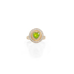 Load image into Gallery viewer, Peridot Heart Ring
