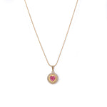 Load image into Gallery viewer, Pink Tourmaline Heart Pendant
