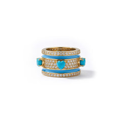 Love All Around Cigar Band (Pave Setting)