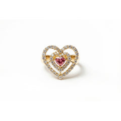Double Heart Ring