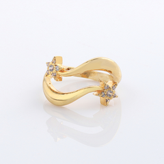 Twin Star Ring