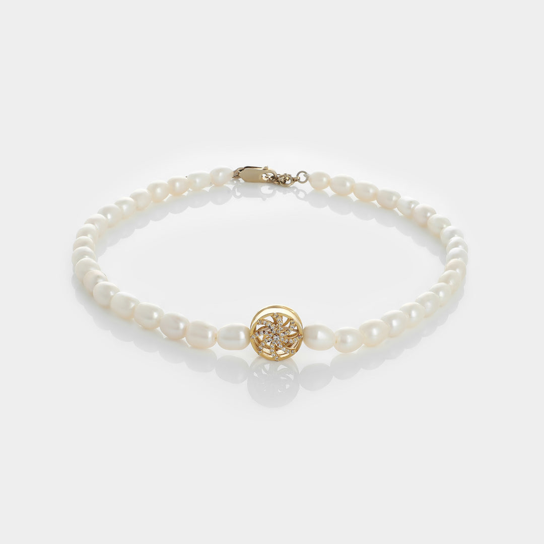 Wheel of Fortune Pearl Choker